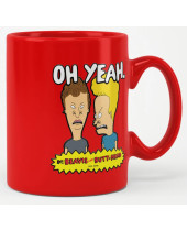 Beavis and Butt-Head hrnček Oh Yeah (Red)
