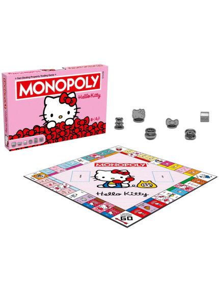 Hello Kitty stolová hra Monopoly (English Version) obrázok 1