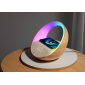 Moye Aurora Glow Lamp with Clock, Wireless Speaker and Charger obrázok 2