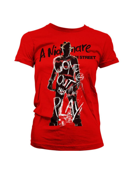 Nightmare On Elm Street - Come Out and Play (dámske tričko) obrázok 1