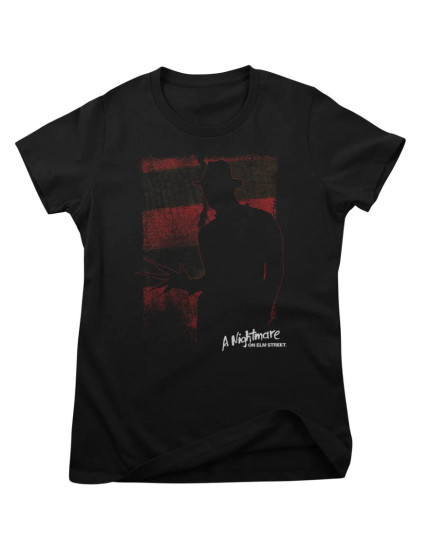 Nightmare On Elm Street - Freddy Kruegers Silhouette (dámske tričko) obrázok 1