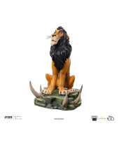 Lion King Art Scale socha 1/10 Scar Regular 16 cm