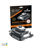 World of Tanks Metal Time - Pz.Kpfw. II Ausf.G Constructor Kit