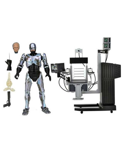 RoboCop akčná figúrka Ultimate Battle Damaged RoboCop with Chair 18 cm obrázok 1