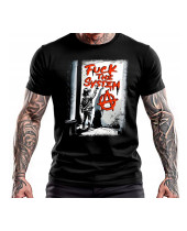 Fuck The System - Writing (tričko)