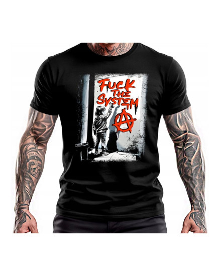 Fuck The System - Writing (tričko) obrázok 1