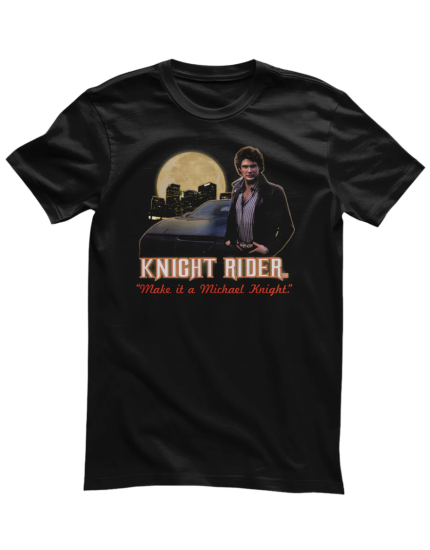 Knight Rider - Make It A Michael Knight (tričko) obrázok 1