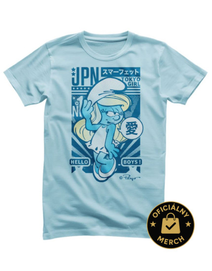 Smurfs - Tokyo Girl (tričko) obrázok 1