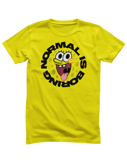 SpongeBob Squarepants - Normal Is Boring (tričko) obrázok 1