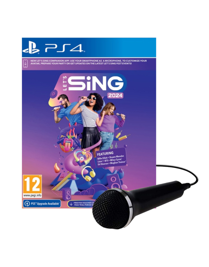 Lets Sing 2024 + 1 mikrofón (PS4) obrázok 1