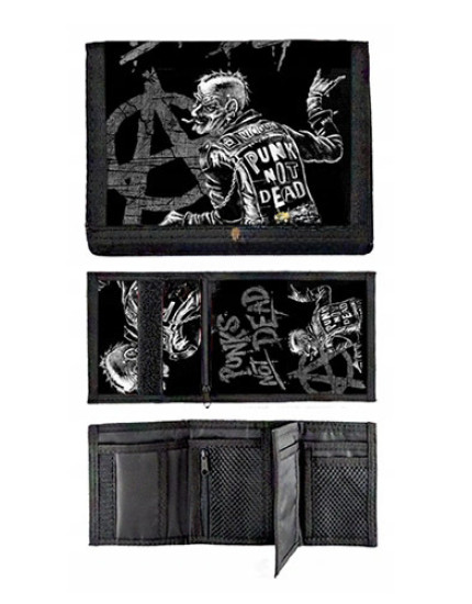 Anarchy - Punks Not Dead (Old Man) peněženka obrázok 1