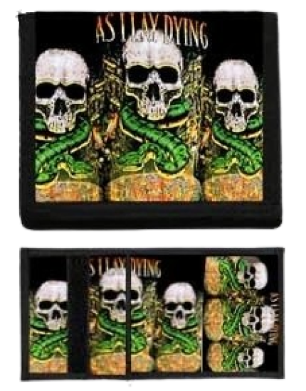 As I Lay Dying - Skull peněženka obrázok 1