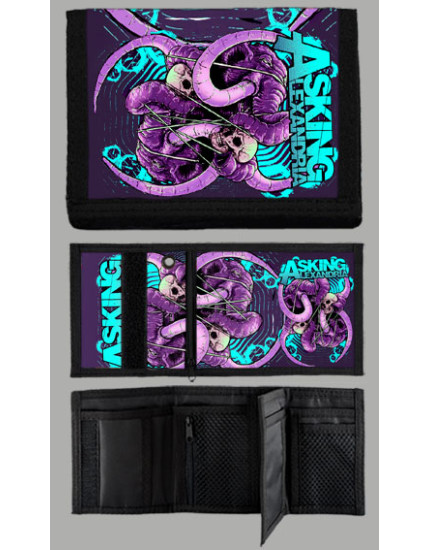 Asking Alexandria Skull peněženka obrázok 1