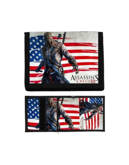 Assassins Creed 3 Connor USA peněženka obrázok 1