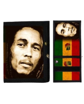 Bob Marley Face and Flag peněženka