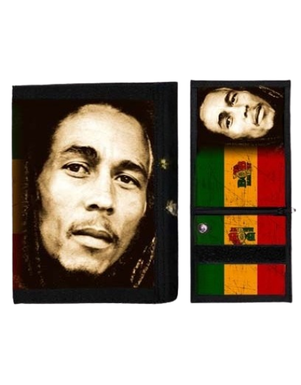 Bob Marley Face and Flag peněženka obrázok 1