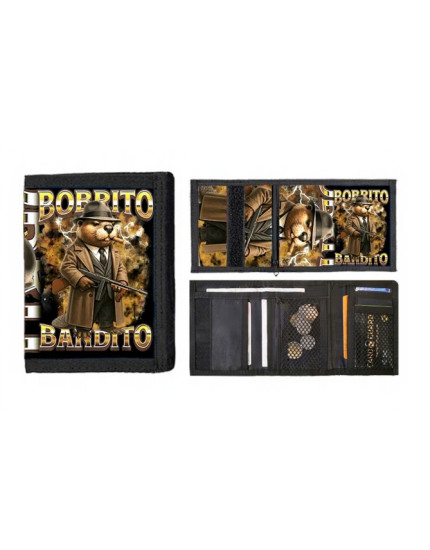 Bobrito Bandito Italian Brainrot Meme peněženka obrázok 1