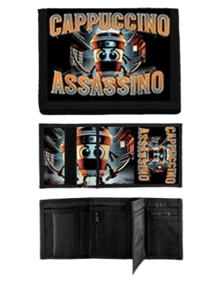 Cappuccino Assassino Italian Brainrot Meme peněženka obrázok 1