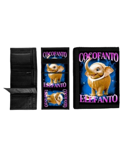 Cocofanto Elefanto Italian Brainrot Meme peněženka obrázok 1