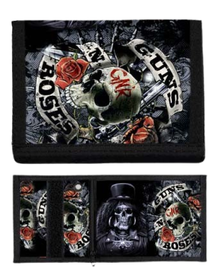 Guns N Roses Slash Ice Skull peněženka obrázok 1