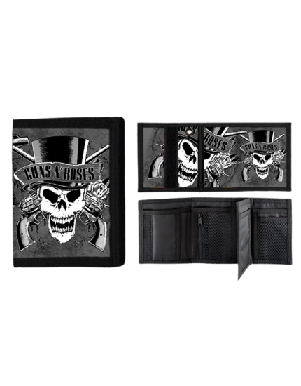 Guns N Roses Skull Grey peněženka obrázok 1