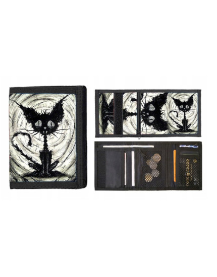 Gothic Cat peněženka obrázok 1