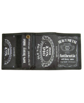 Heavy Metal Jack Daniels motive peněženka