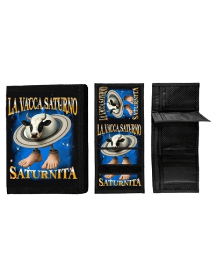 La Vacca Saturno Saturnita Italian Brainrot Meme peněženka obrázok 1