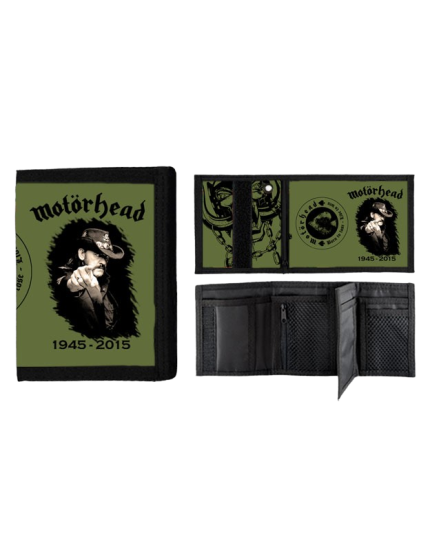 Motorhead Lemmy 1945 green peněženka obrázok 1