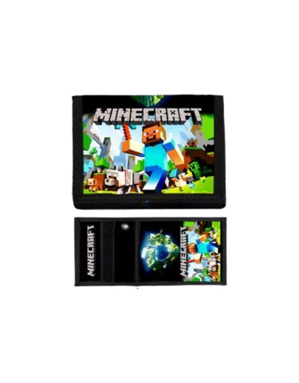 Minecraft Steve and Animals peněženka obrázok 1