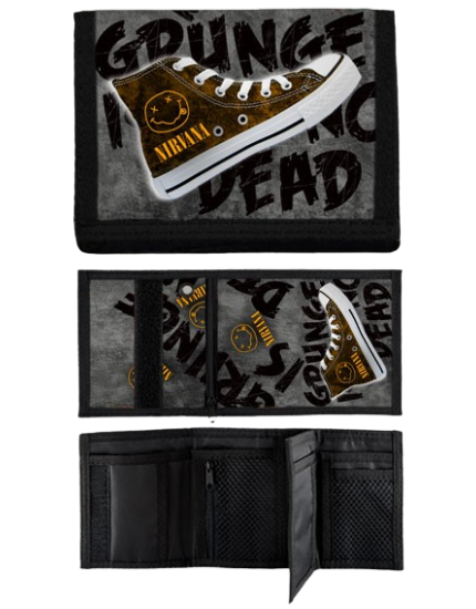 Nirvana Grunge is not Dead peněženka obrázok 1
