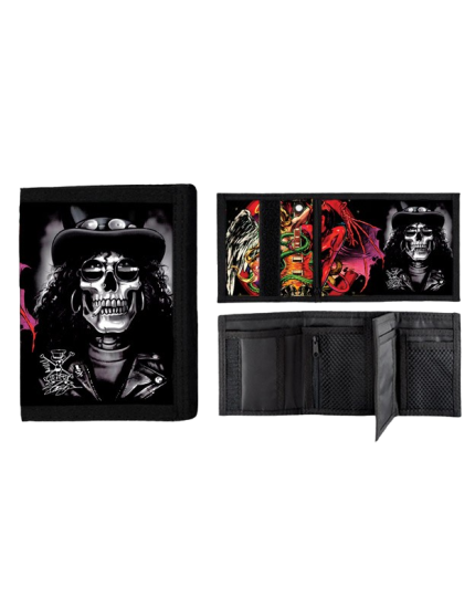 Slash Rock N Roll Skull peněženka obrázok 1