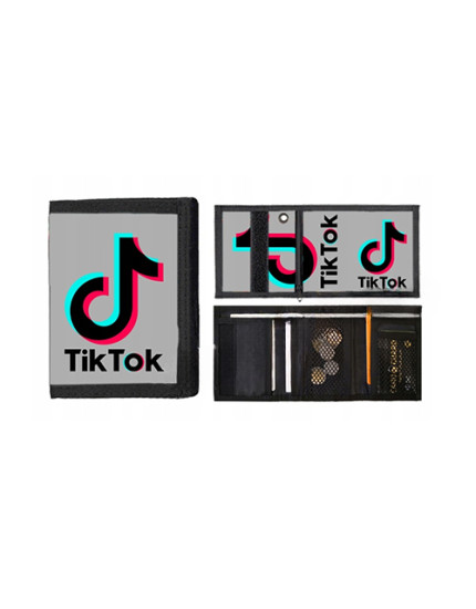 Tik Tok Colour Logo peněženka obrázok 1