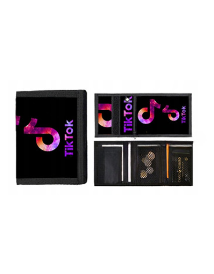 Tik Tok Rainbow Logo peněženka obrázok 1