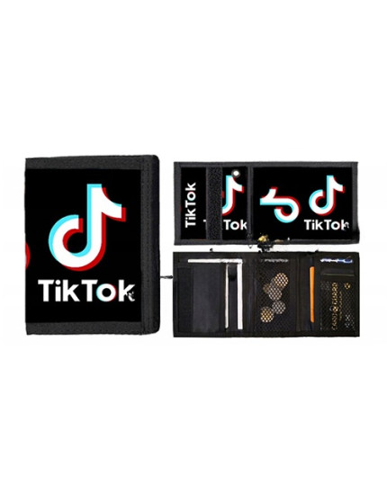 Tik Tok Logo peněženka obrázok 1
