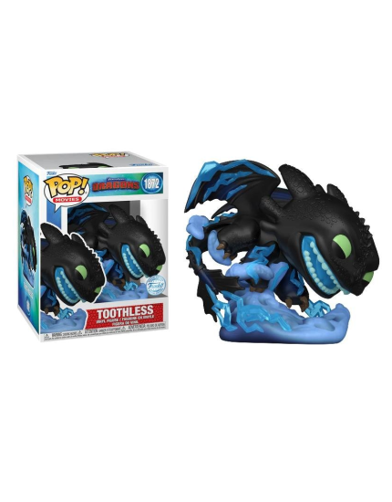 Pop! Movies - How to Train your Dragon - Toothless (Oversized, 15 cm) (Special Edition) obrázok 1