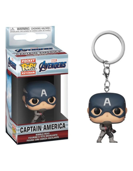 Pop! Pocket Keychain - Avengers - Captain America obrázok 1