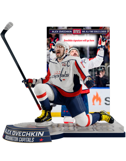 Alex Ovechkin socha All-Time Goals Leader (s podpisem) 36 cm obrázok 1