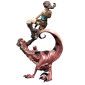 Tomb Raider Mini socha Lara Croft and Raptor 25 cm obrázok 3