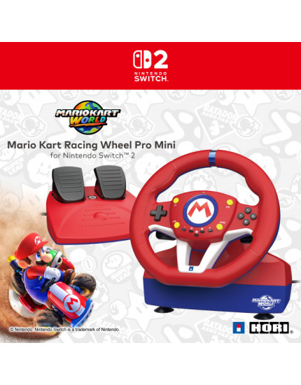 Mario Kart Racing Wheel Pro Mini (Switch 2) obrázok 1