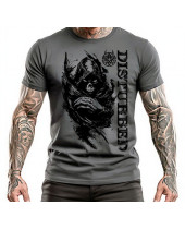 Disturbed - Black Mascot Band (Anthracite) (T-Shirt)