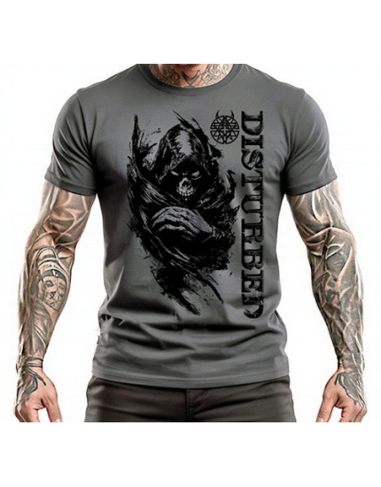 Disturbed - Black Mascot Band (Anthracite) (T-Shirt) obrázok 1