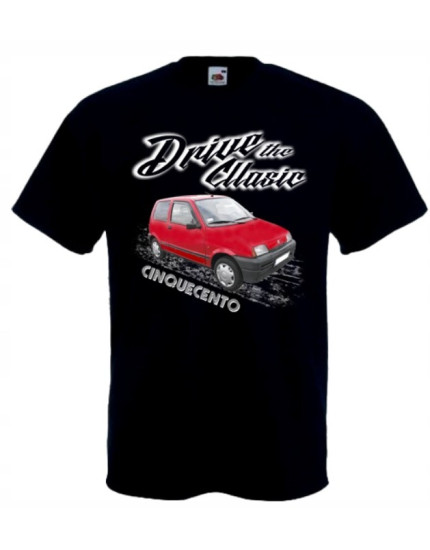 Drive Collection - Fiat Cinquecento (tričko) obrázok 1