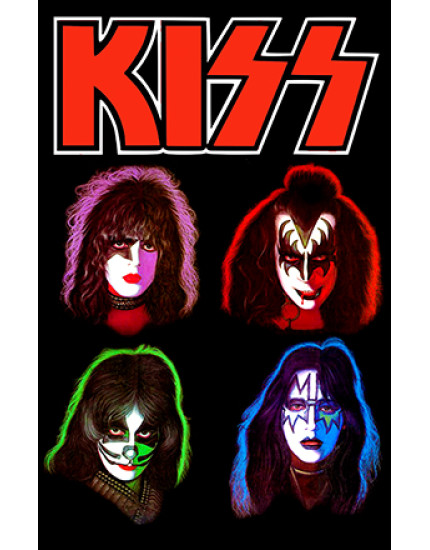 KISS - Faces (vlajka) obrázok 1