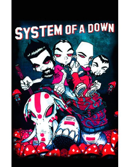 System of a Down - Psycho(vlajka) obrázok 1