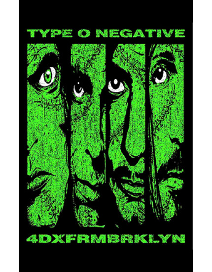 Type O Negative - 4DXFRMBRKLYN (vlajka) obrázok 1