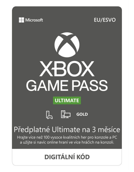 XBOX - Game Pass Ultimate - předplatné na 3 měsíce (digitálny produkt) obrázok 1