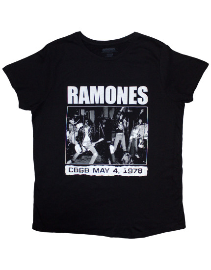 Ramones - CBGB 1978 (Black) (dámské tričko) obrázok 1
