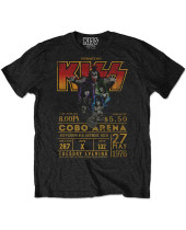 KISS - Cobo Arena '76 (Black) (tričko)