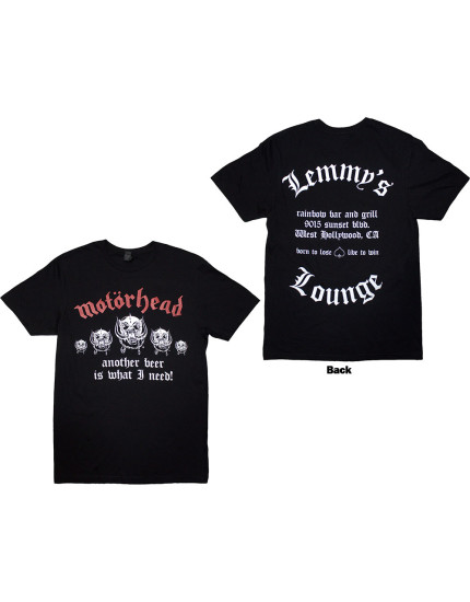 Motorhead - Lemmys Lounge (Back Print) (tričko) obrázok 1